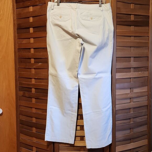 Dockers Light Tan Khaki Pants Women's Size 14 Cotton Elastane - Picture 4 of 6